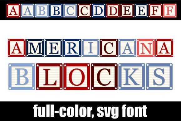 Americana Blocks: A Patriotic Typeface with Personality