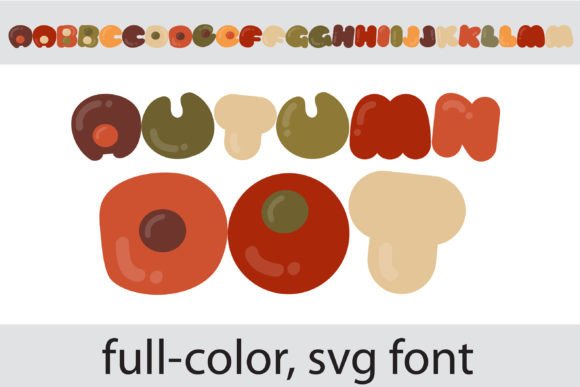Autumn Dot: A Playful Color Font for Modern Branding