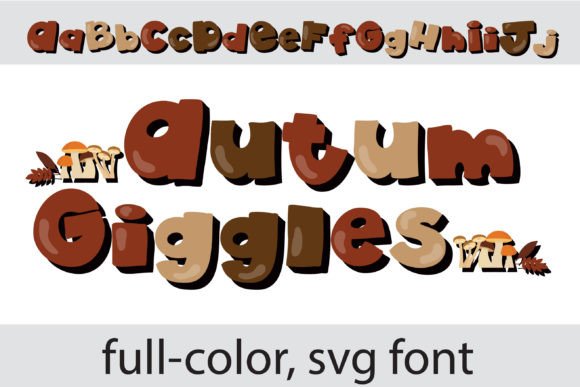 Autumn Giggles: A Playful Font for Seasonal Branding
