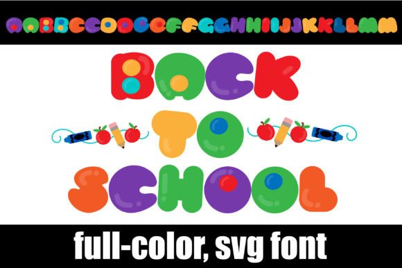 Back to School Dot: A Playful Font for Modern Projects