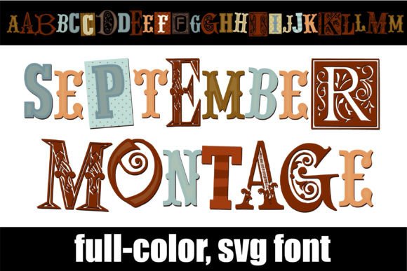 Capture Autumn's Palette: A Deep Dive into the September Montage Font