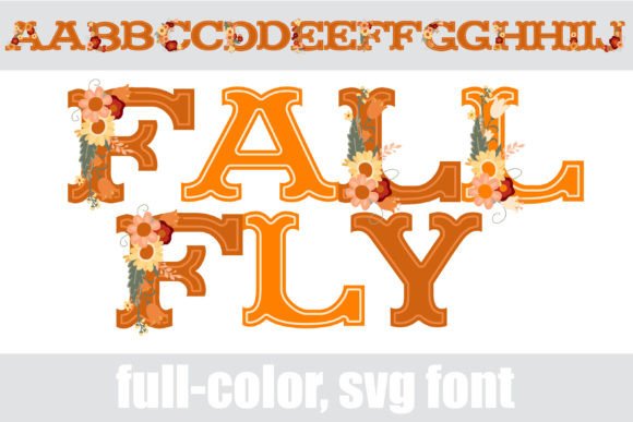 Fall Fly: A Colorful Font for Autumn-Inspired Designs