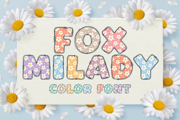 Fox Milady: A Colorful Typeface for Authentic Branding