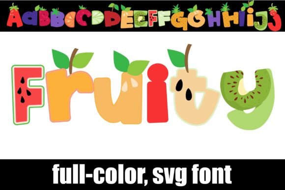 Fruity: A Colorful SVG Font for Modern Designers