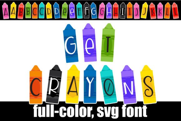 Get Crayons: A Playful Font That Brings Color to Your Projects