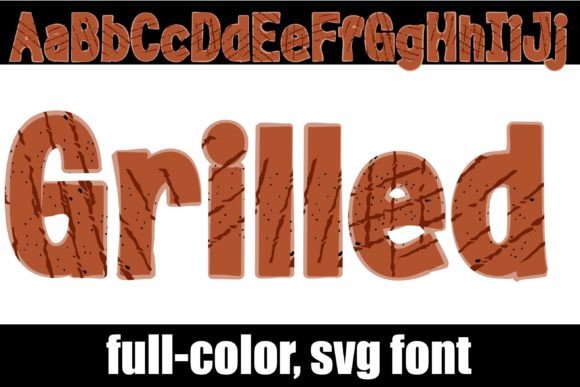 Grilled: The Full-Color Font That Adds Sizzle to Your Brand
