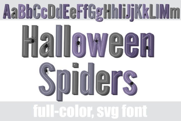Halloween Spiders: A Font That Crawls with Creativity