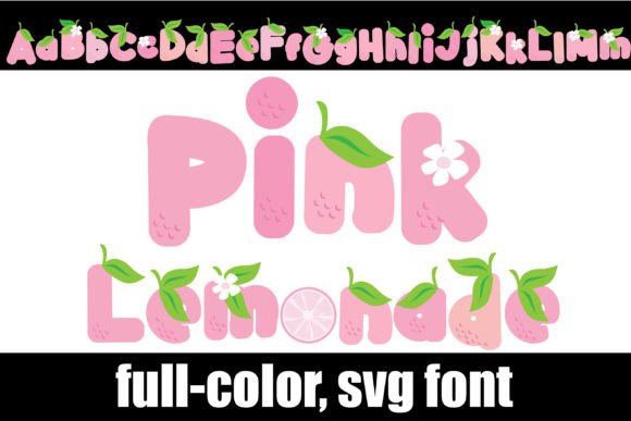 Pink Lemonade: The Playful SVG Font for Modern Designs
