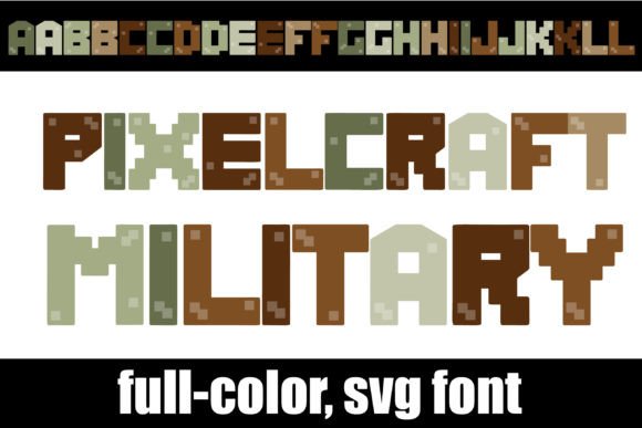 Pixelcraft Military: A Bold Typeface for Tactical Designs