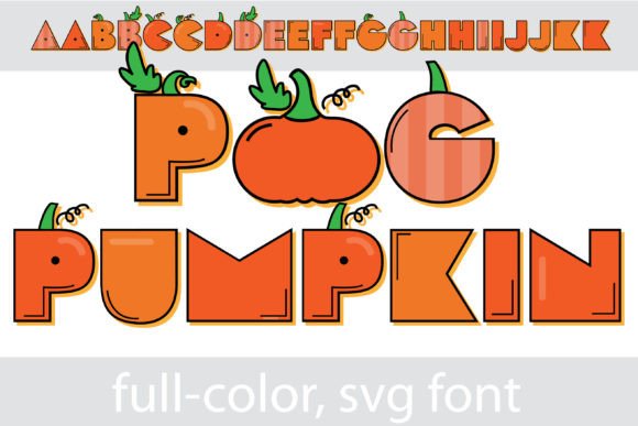 Pog Pumpkin: A Video Game-Inspired Font for Bold Designs