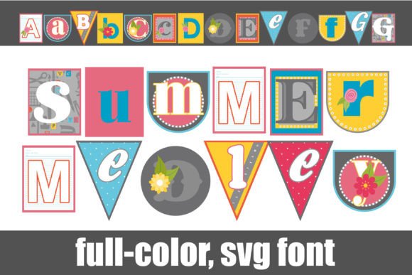 Summer Medley: A Colorful Font for Vibrant Designs