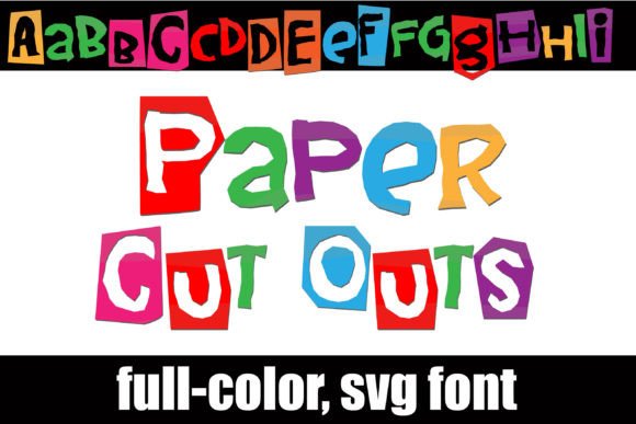 The Playful Power of Paper Cut Outs Font for Modern Design